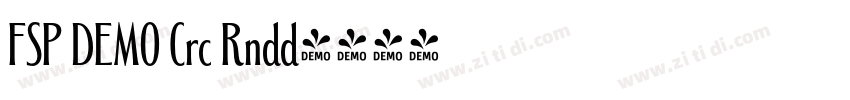 FSP DEMO Crc Rndd字体转换 FSP DEMO Crc Rndd字体转换